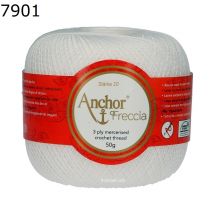 Freccia Hkelgarn 50g Strke 20 Anchor Farbe 7901