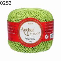 Freccia Hkelgarn 50g Strke 6 Anchor Farbe 253