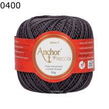 Freccia Hkelgarn 50g Strke 6 Anchor Farbe 400