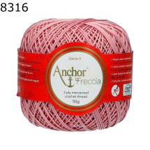 Freccia Hkelgarn 50g Strke 6 Anchor Farbe 8316