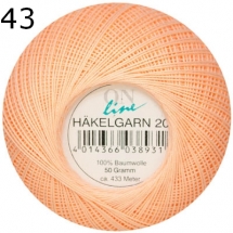 Hkelgarn Online Strke 20 Farbe 43