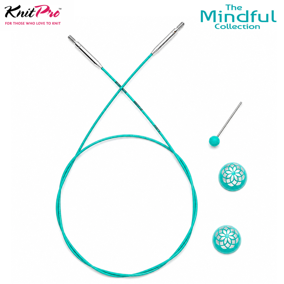 Knit Pro Mindful Nadelseile Edelstahl Fix Farbe 9999