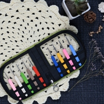 Knit Pro Waves Hkelnadelset neongrn 6