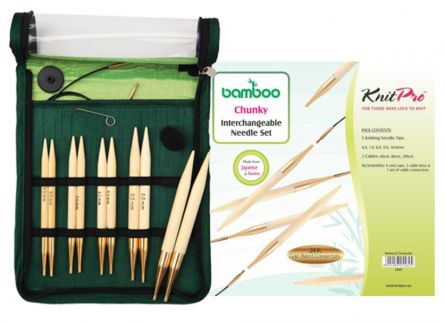 KnitPro Bamboo Chunky Set Nadelspitzen