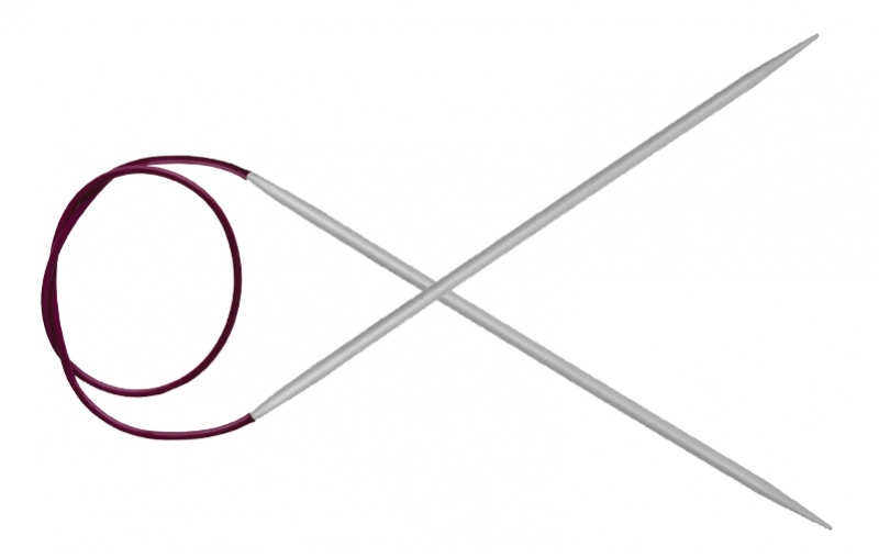 KnitPro Basix Aluminium Rundstricknadel 80cm 3