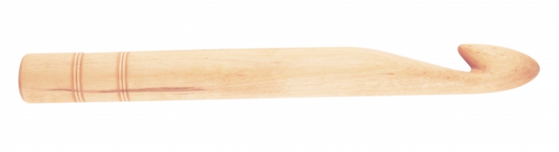 KnitPro Basix Jumbo Birch Hkelnadel 3