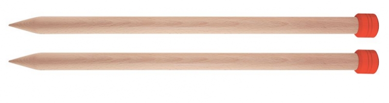 KnitPro Basix Jumbo Birch Jackenstricknadel 40cm 3