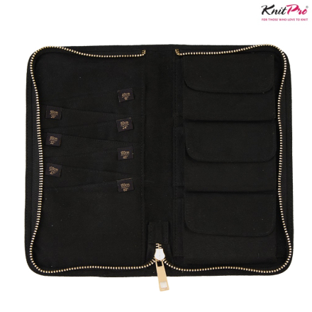 KnitPro Etui Nadelseile schwarz 3