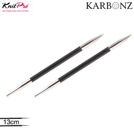 KnitPro Karbonz Nadelspitzen 13cm