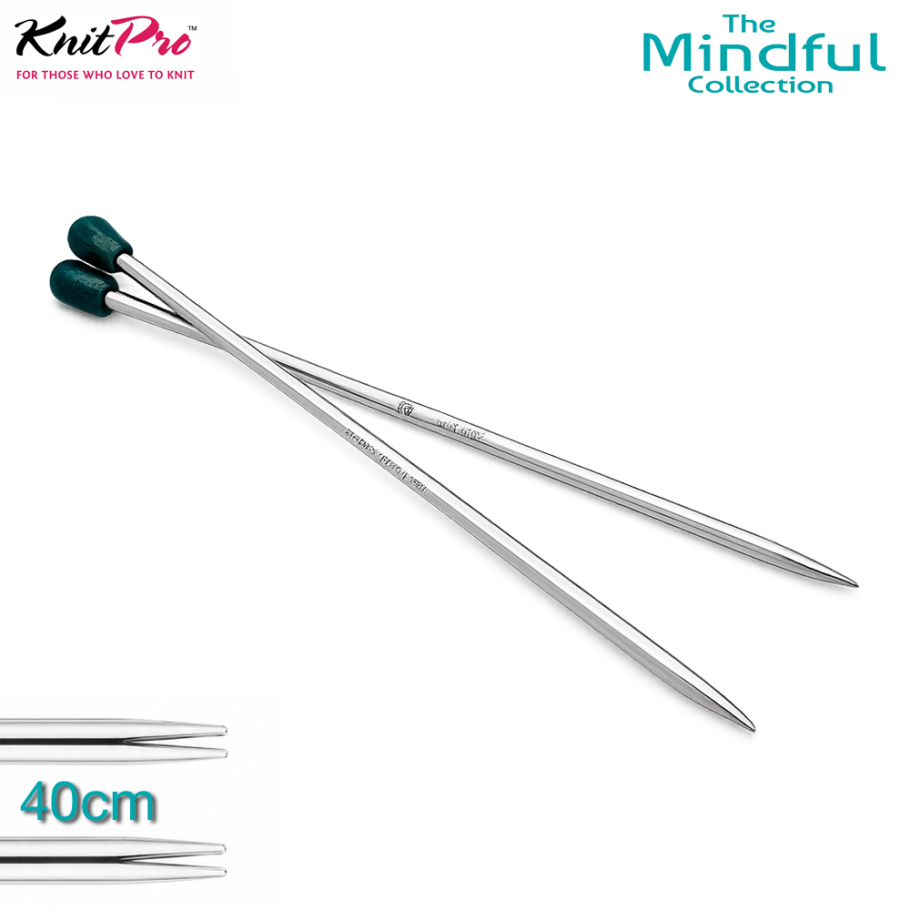 KnitPro Mindful Jackenstricknadel 40cm Farbe 9999