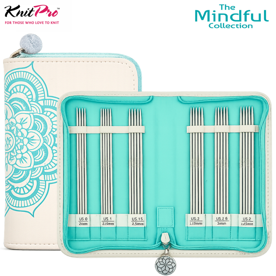 KnitPro Mindful Nadelspiel Set Anmut 15cm Farbe 9999