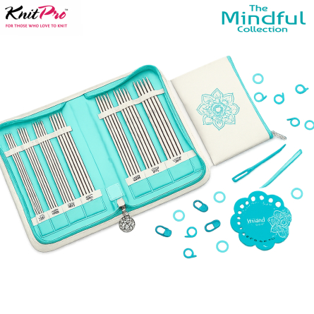 KnitPro Mindful Nadelspiel Set Dankbarkeit 15cm