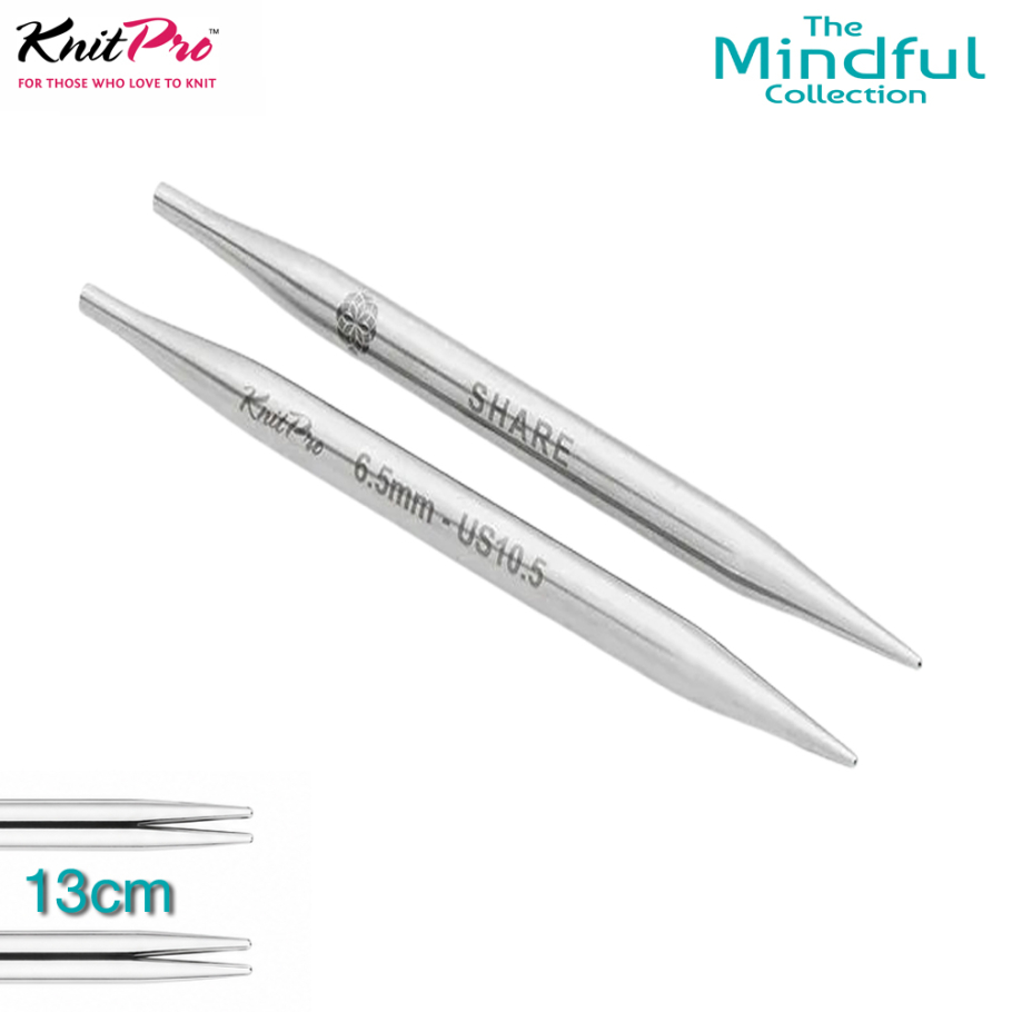 KnitPro Mindful Nadelspitze 13cm Farbe 9999