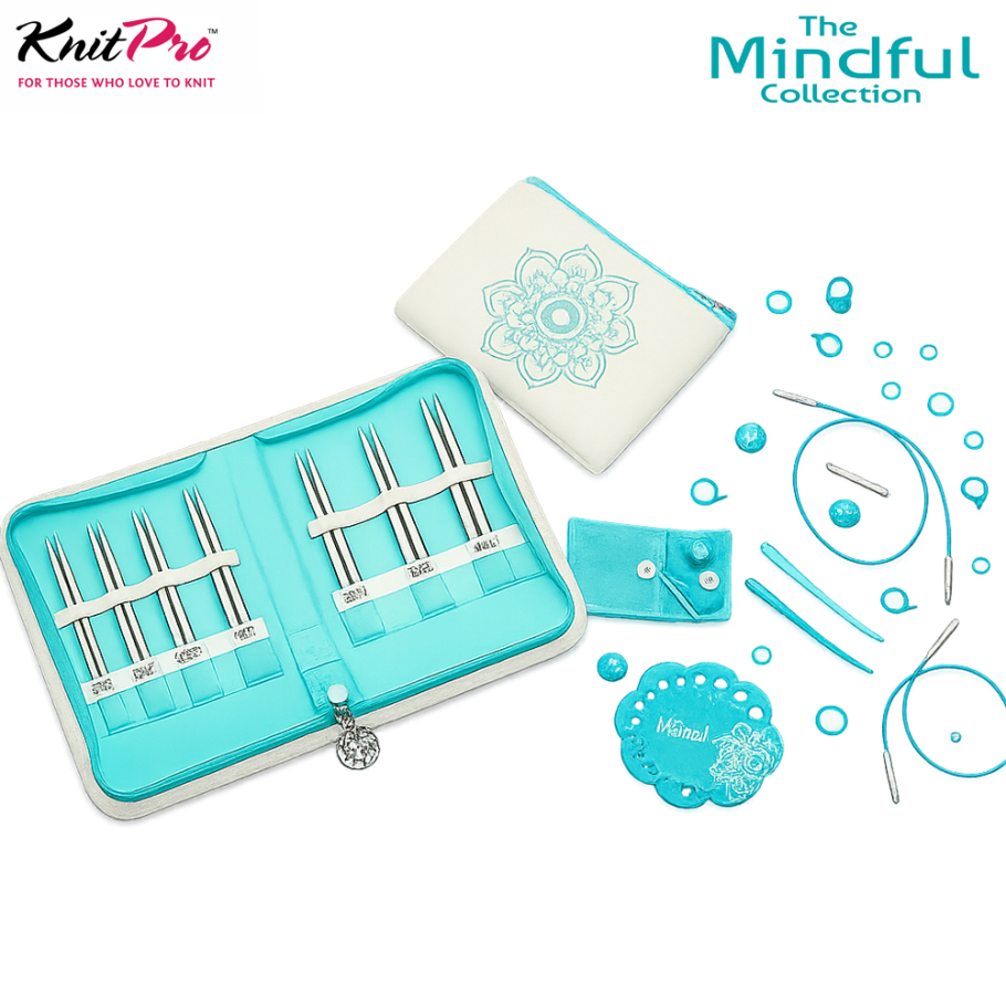 KnitPro Mindful Nadelspitzen Set Freundlichkeit 10cm Farbe 9999