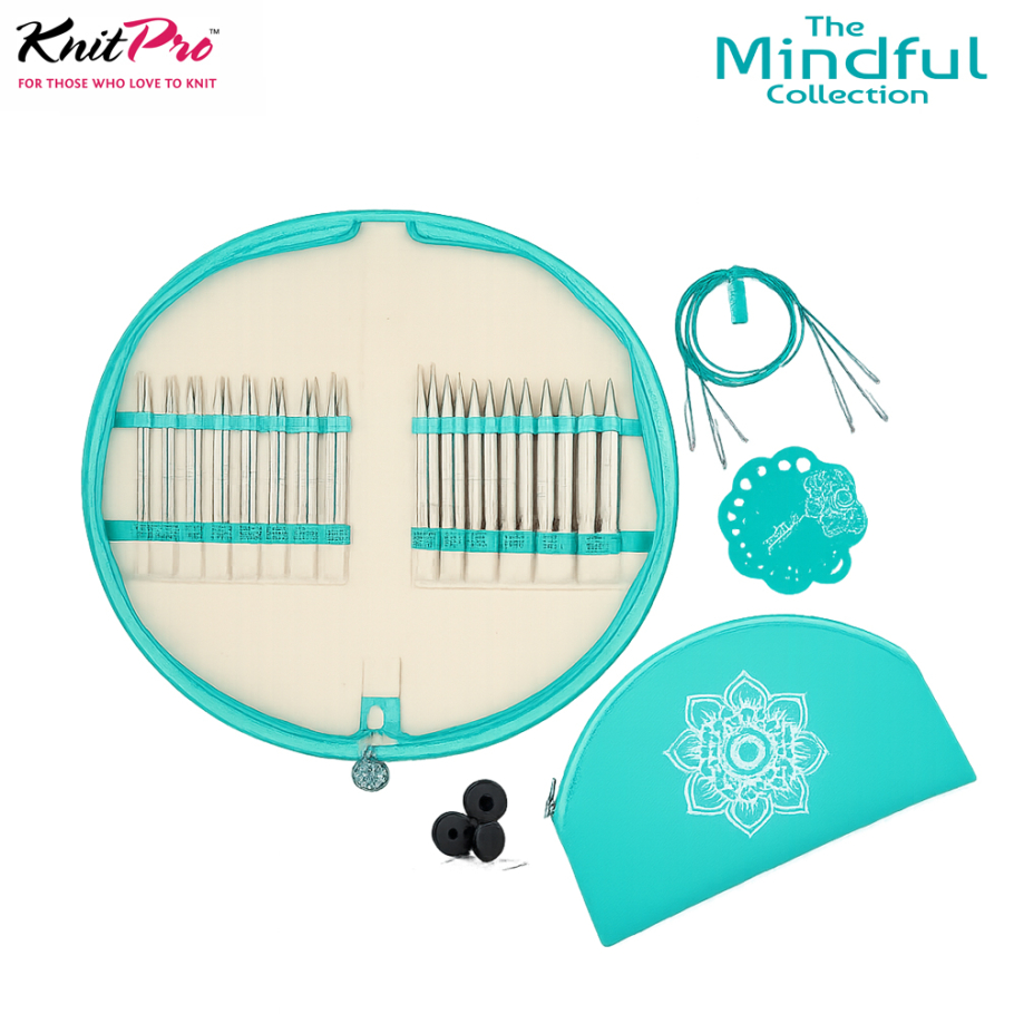 KnitPro Mindful Nadelspitzen Set Zuneigung 13cm Farbe 9999