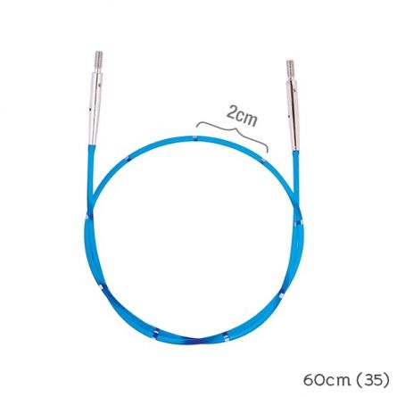KnitPro Nadeleile Smartstix blau 60cm