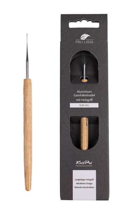 KnitPro Natural Garn-H�kelnadeln Holzgriff