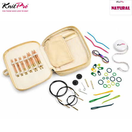 KnitPro Natural Nadelspitzen Set 10cm