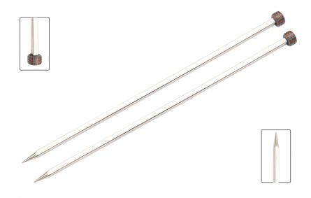 KnitPro Nova Cubics Metall Jackenstricknadel 35cm
