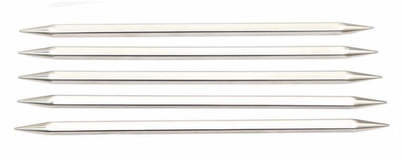 KnitPro Nova Cubics Metall Strumpfstricknadeln 15cm 3