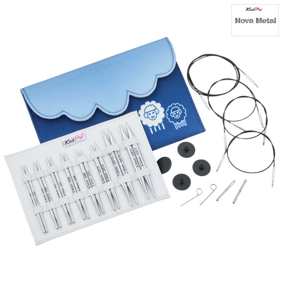 KnitPro Nova Nadelspitzen Deluxe Set 10cm Farbe 9999