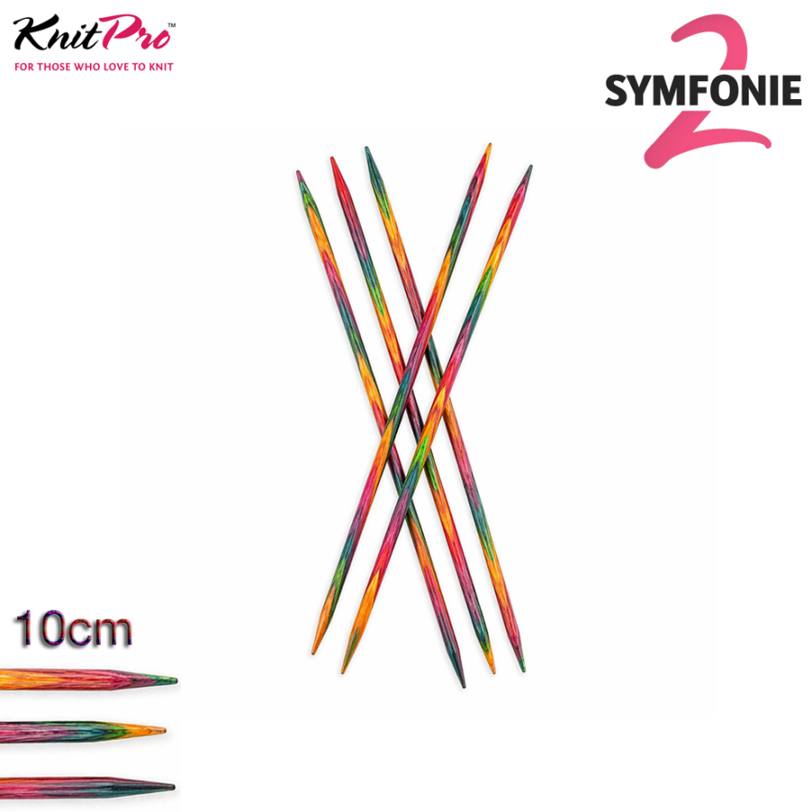 KnitPro Symfonie 2 Nadelspiele 10cm 3