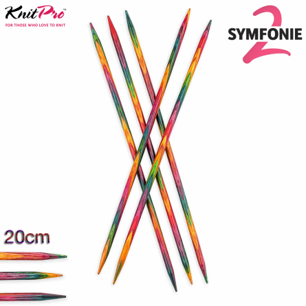 KnitPro Symfonie 2 Nadelspiele 20cm