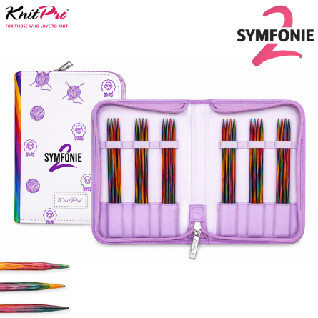 KnitPro Symfonie 2 Nadelspiele Set 20cm
