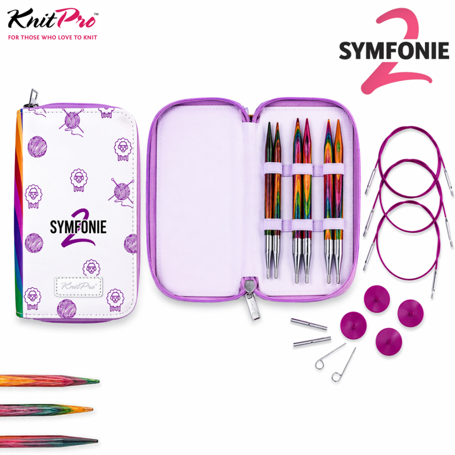 KnitPro Symfonie 2 Rundstricknadel Set Chunky Farbe 9999