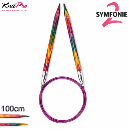 KnitPro Symfonie 2 Rundstricknadeln 100cm