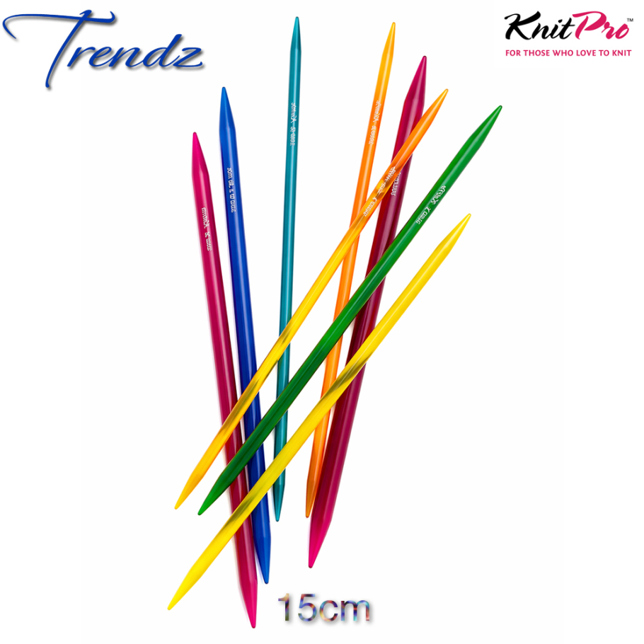 KnitPro Trendz Nadelspiele 15cm Farbe 9999