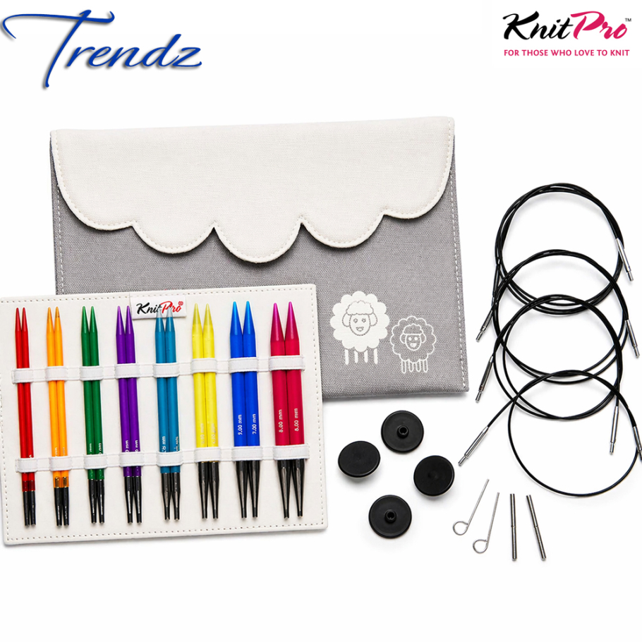 KnitPro Trendz Nadelspitzen Set Deluxe Farbe 9999