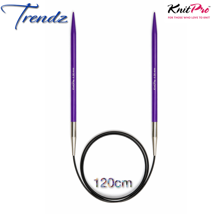 KnitPro Trendz Rundstricknadel 120cm Farbe 9999