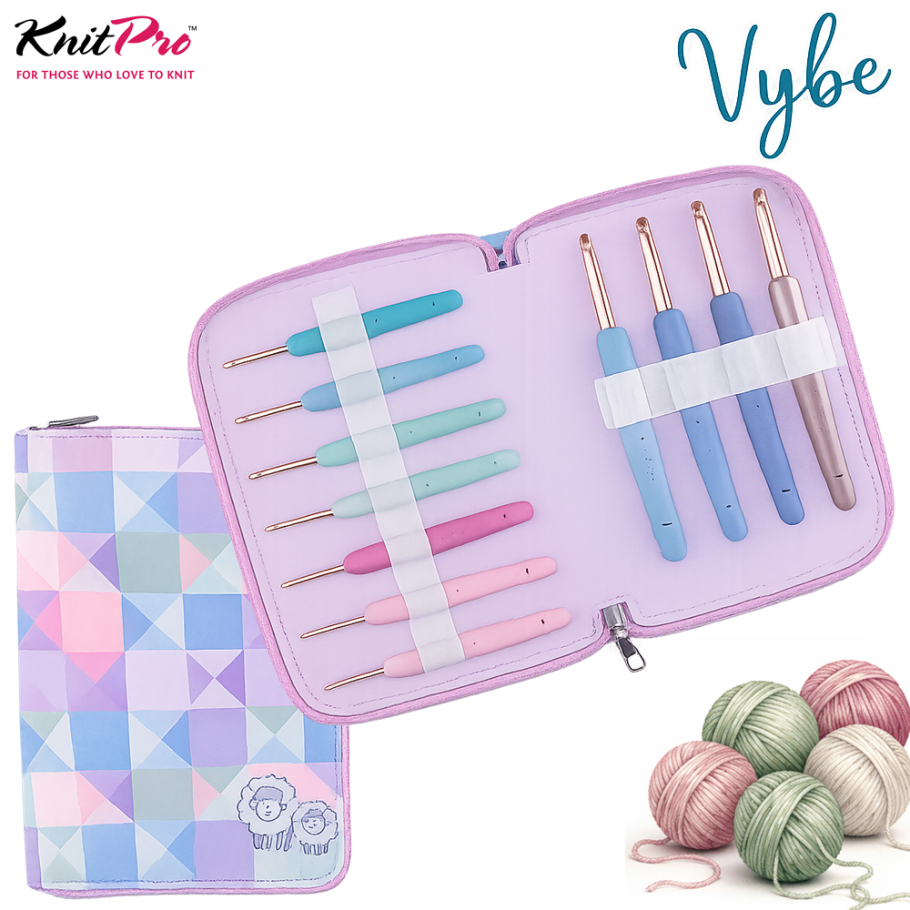 KnitPro Vybe H�kelnadeln Set Grande Farbe 9999