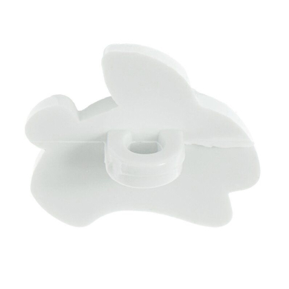 Knopf Hschen Weiss 15mm 4