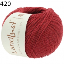 Landlust Alpaka Merino 160 Lana Grossa Farbe 420