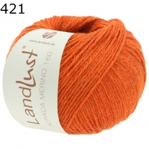 Landlust Alpaka Merino 160 Lana Grossa Farbe 421