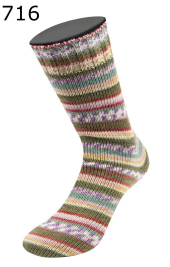 Landlust Sockenwolle Lana Grossa Farbe 716