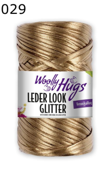 Leder Look Glitter Woolly Hugs Farbe 29
