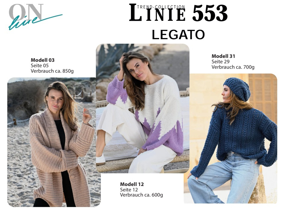 Legato Linie 553 ONline-Garne Farbe 9998