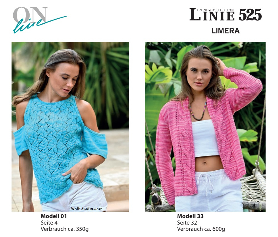 Limera Linie 525 ONline-Garne Farbe 9998