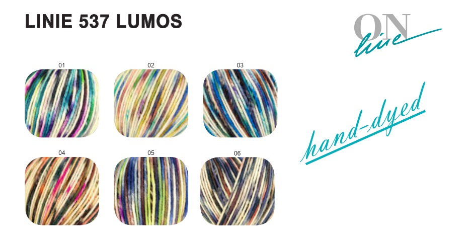 Lumos Linie 537 ONline-Garne Farbe 9998