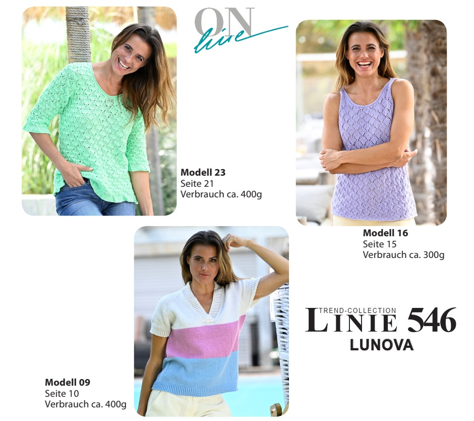 Lunova ONline-Garne Linie 546 Farbe 9998