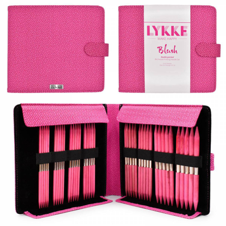 Lykke Blush Nadelspiel-Set G Magenta