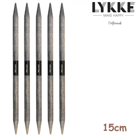 Lykke Driftwood Strumpfstricknadeln 15cm