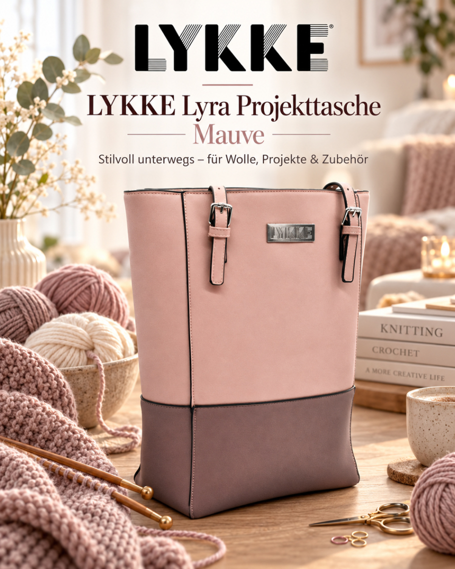 Lykke Projekttasche Lyra Mauve Farbe 9999