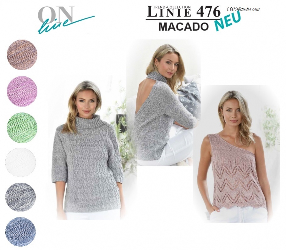 Macado Linie 476 ONline Garne Farbe 999