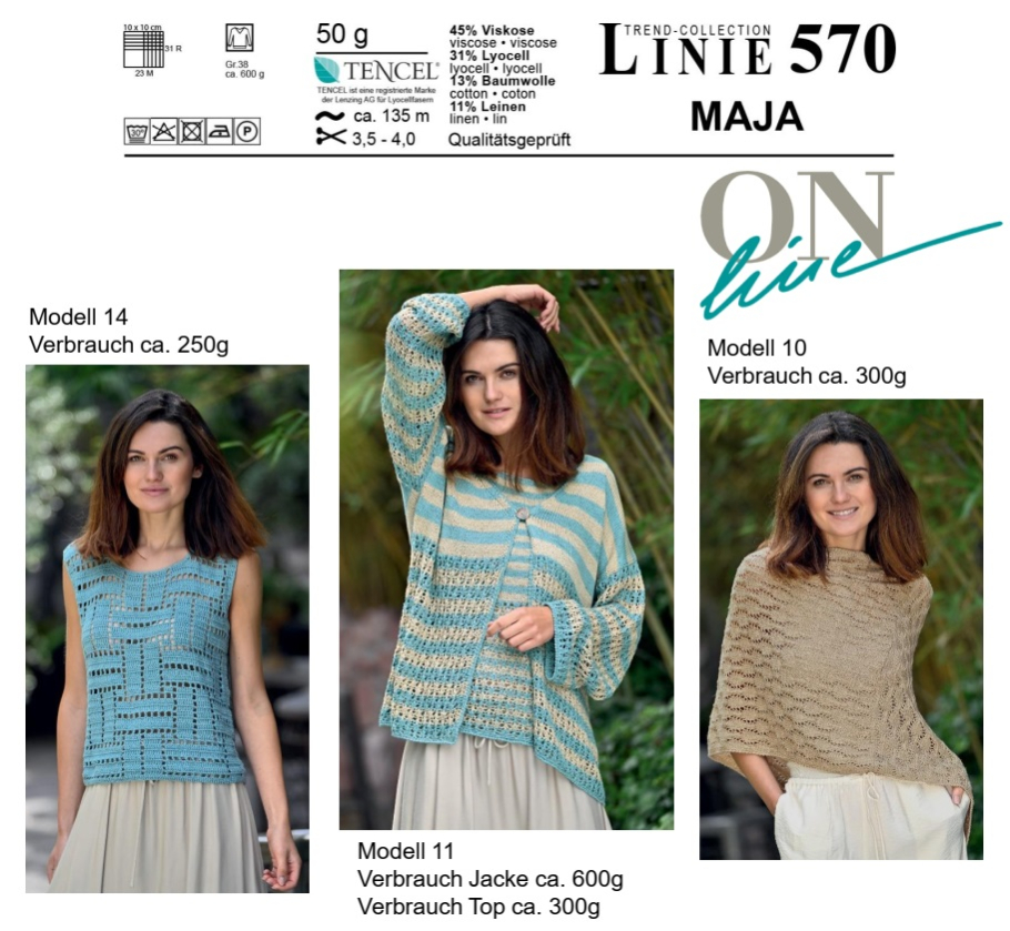 Maja Linie 570 ONline-Garne Farbe 9999