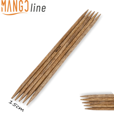 Mango Line Strumpfstricknadeln 15cm