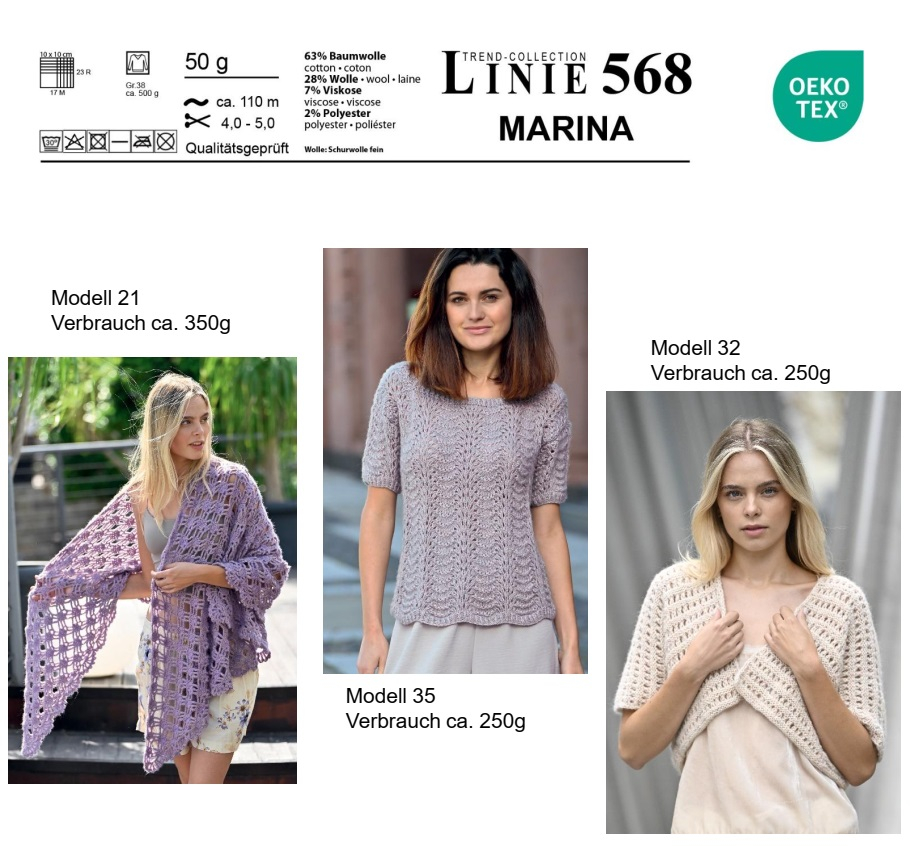 Marina Linie 568 ONline-Garne Farbe 9999